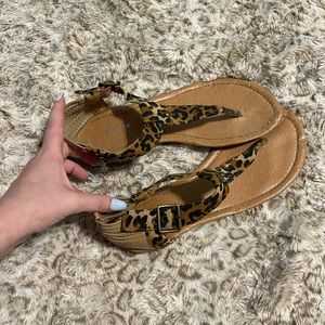 Cheetah sandals